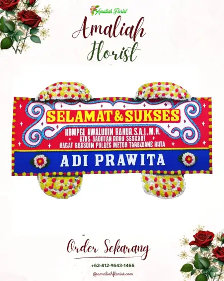 Papan Bunga Ucapan Selamat Patikraja